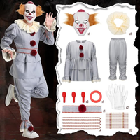 Disfraz Pennywise Adulto MOMOSTAR – Payaso IT para Halloween y Carnaval